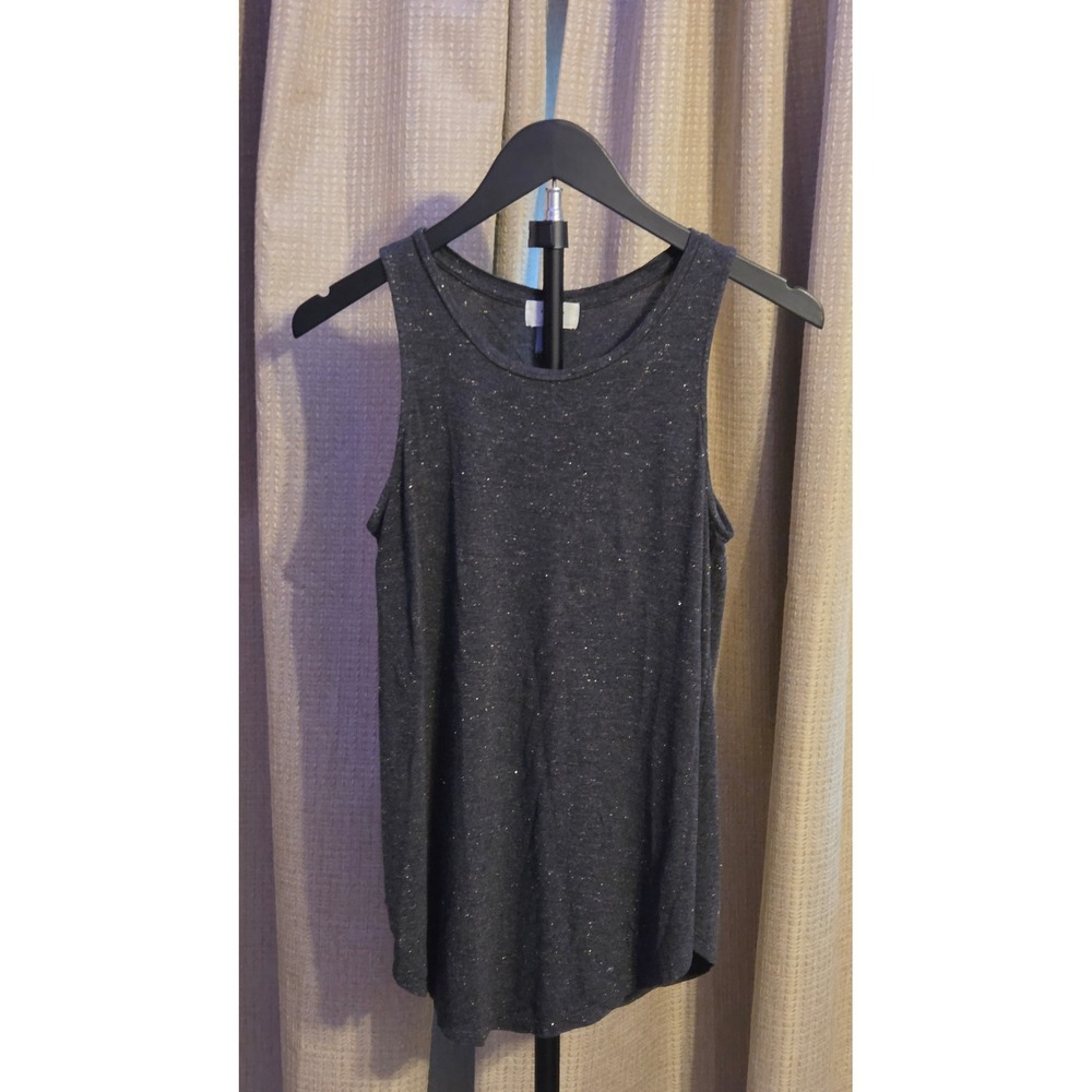 Old Navy Tank Top Women's Size XS Gray Gold